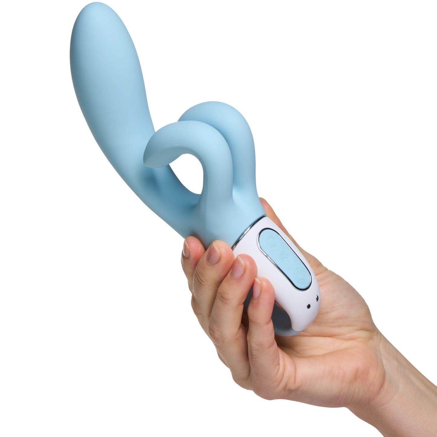 Satisfyer Touch Me Rabbit Vibrator Blue with Triple Motors and Waterproof Design