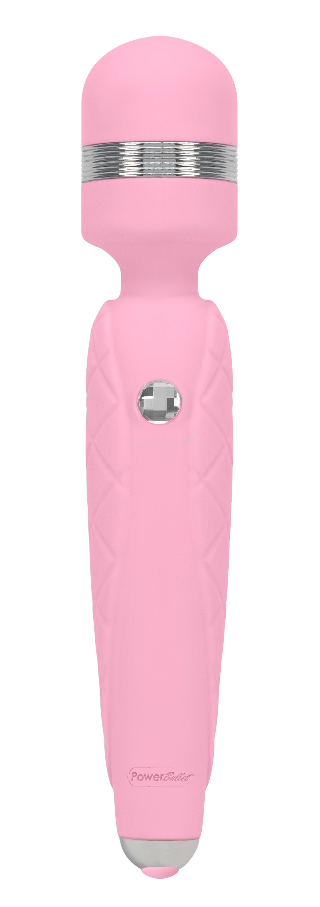 Pillow Talk Cheeky Wand – Luxury Wand Vibrator with Swarovski Crystal