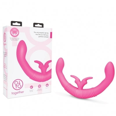 Together Toy Double Ended Dildo Rabbit Vibrator