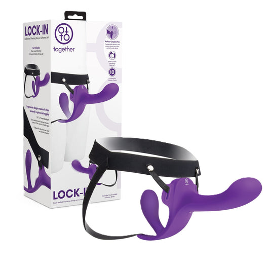 Together Toy Lock-In – Dual-Ended Vibrating Strap-On and Harness Set
