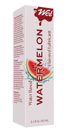 Wet Flavored Juicy Watermelon (3.1oz) – Flavored Sensual Lubricant
