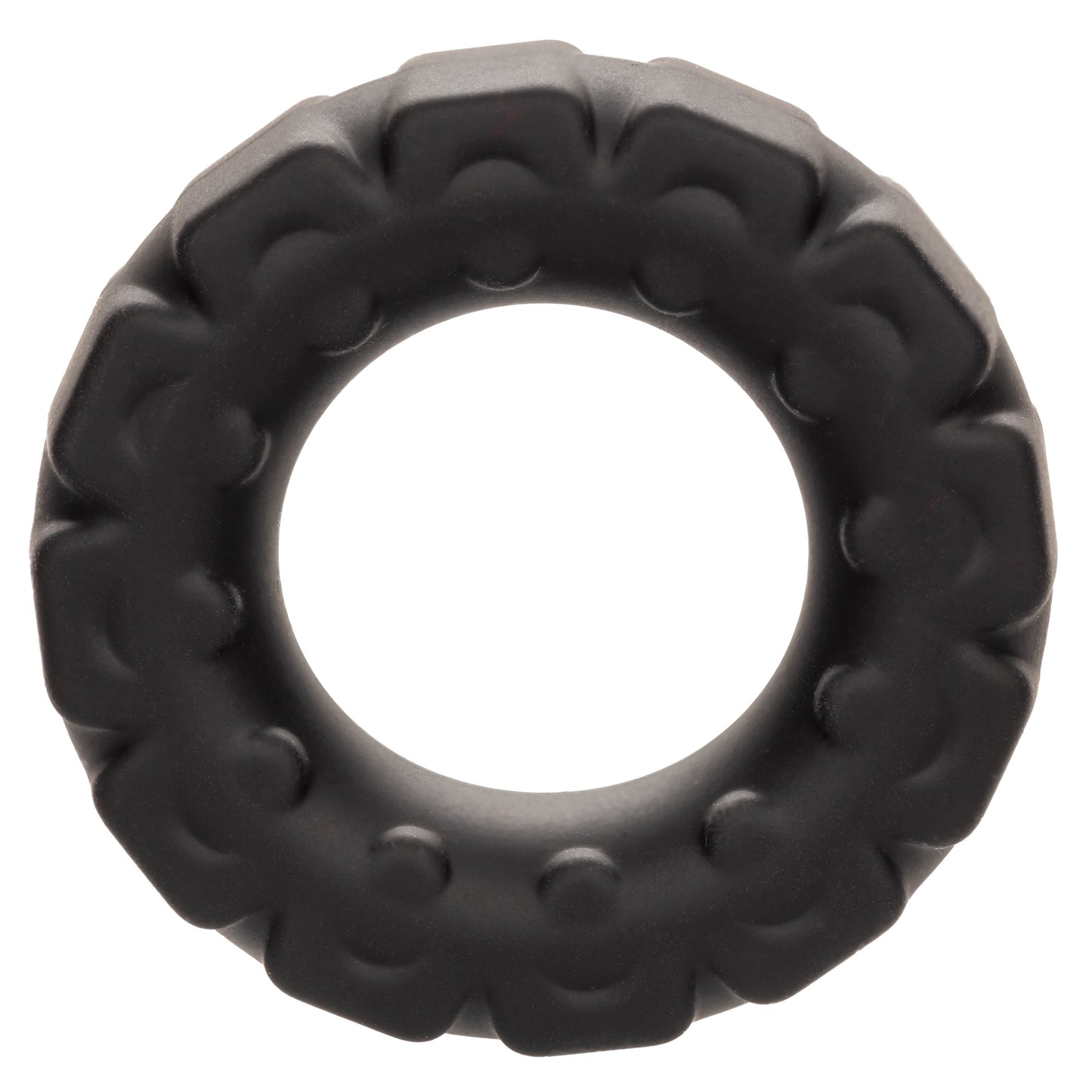 Alpha Liquid Silicone Prolong Tread Ring Black 1 Inch Diameter Stretchy Durable Waterproof
