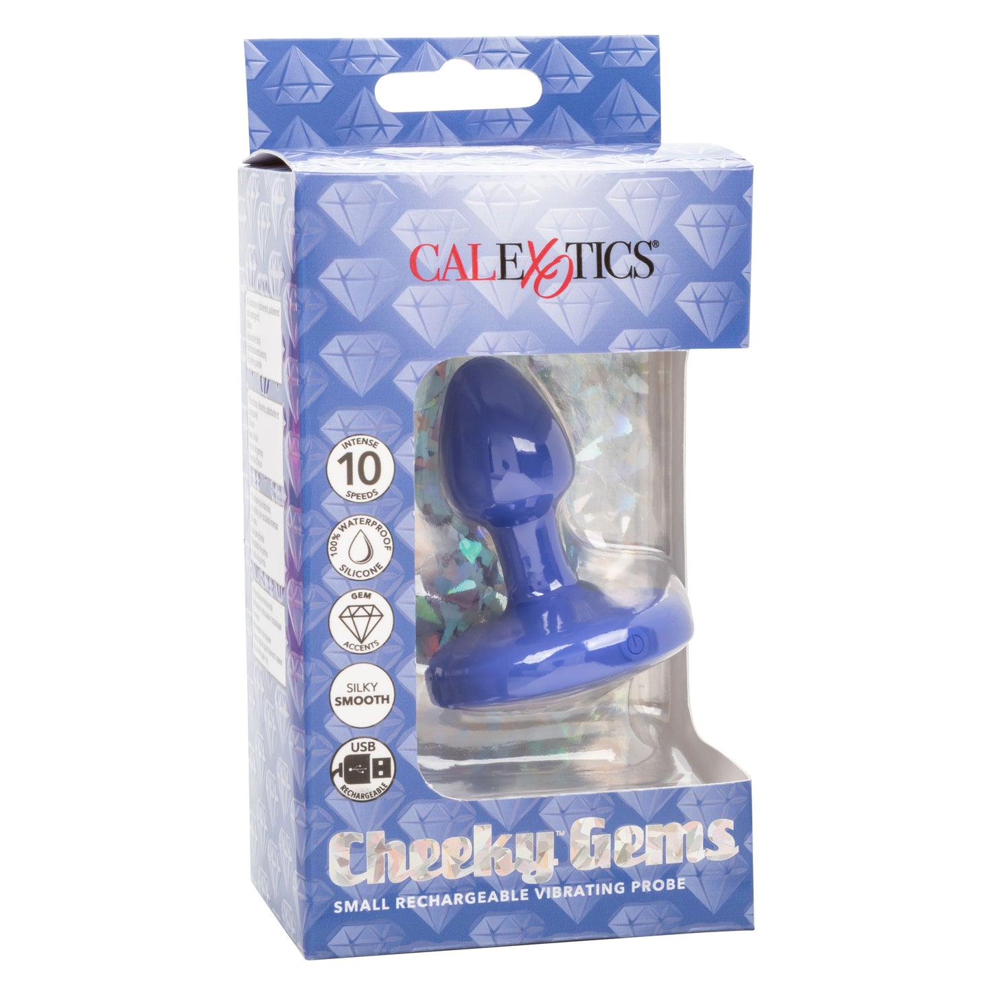 Cheeky Gems Small Rechargeable Vibrating Probe – Flexible Silicone Vibrator