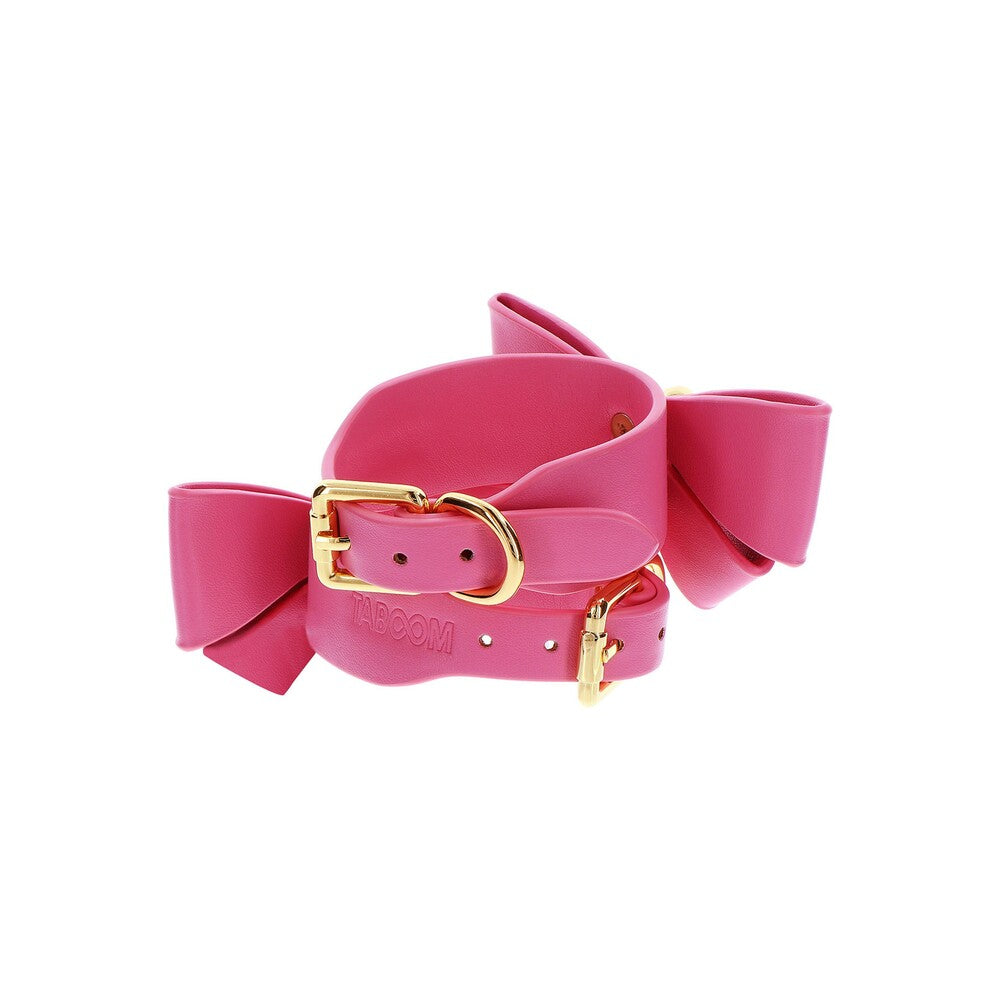 Taboom Malibu Wrist Cuffs – Vegan PU Leather Bondage Wrist Cuffs