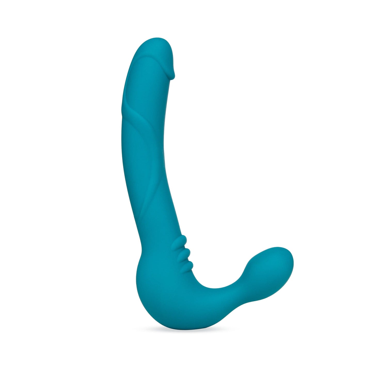 Temptasia Luna Strapless Silicone Dildo in Teal