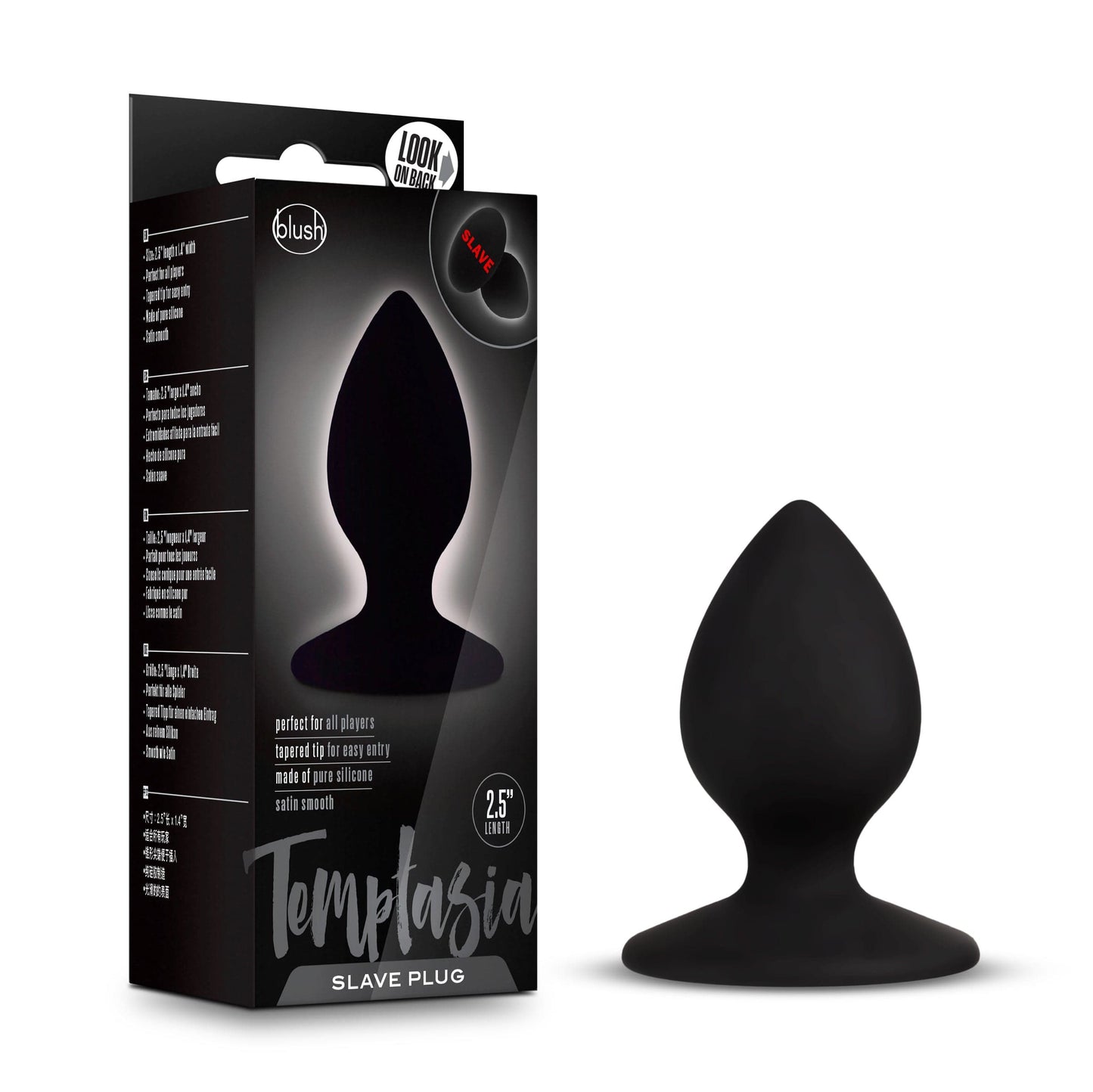 Temptasia Slave Plug Black Anal Toy
