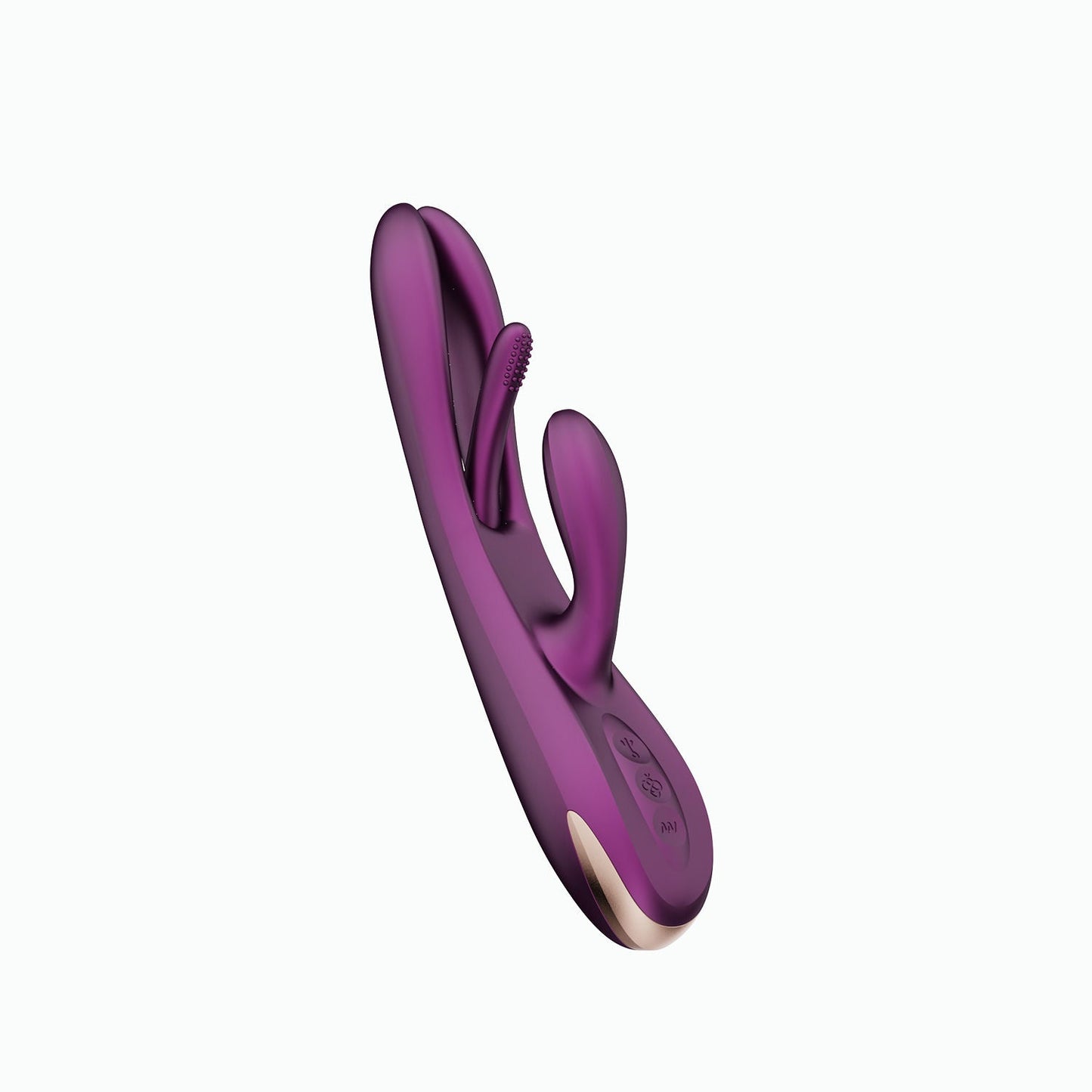 Terri App Controlled Purple Tapping Rabbit Vibrator for Women