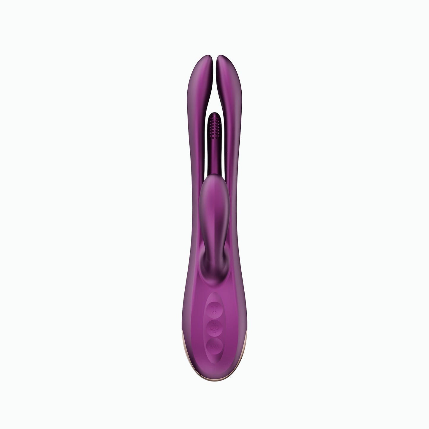 Terri App Controlled Purple Tapping Rabbit Vibrator for Women