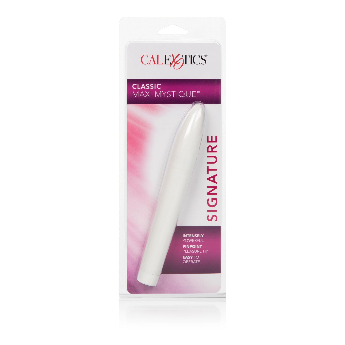 CalExotics Classic Slender White Vibrator Sleek and Powerful