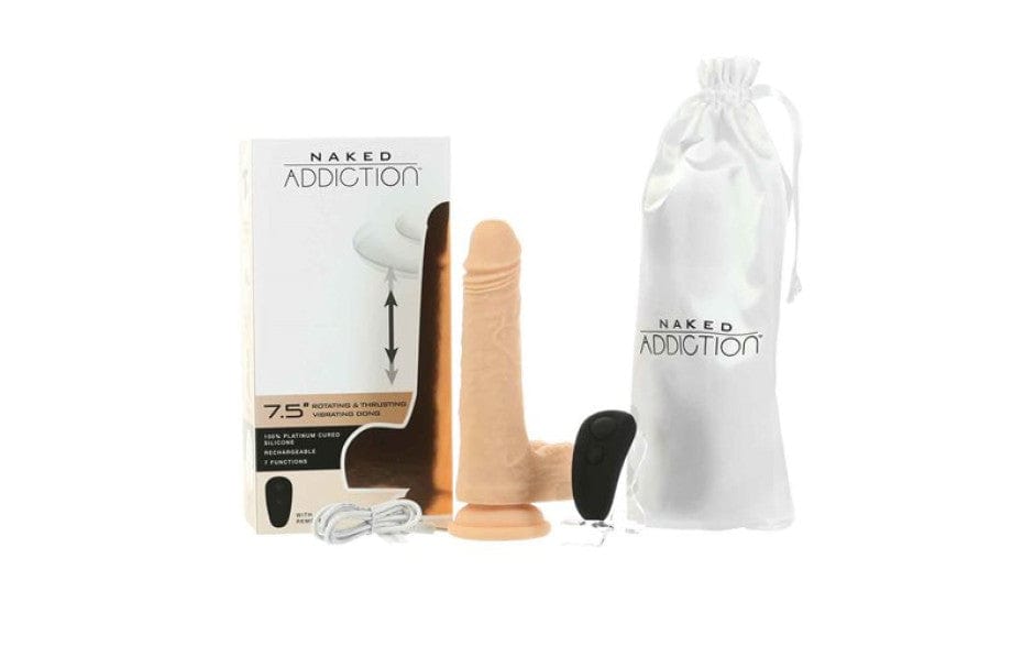 The Freak Vibrating Rotating Dong Remote-Controlled 7.5 Inch Realistic Dong