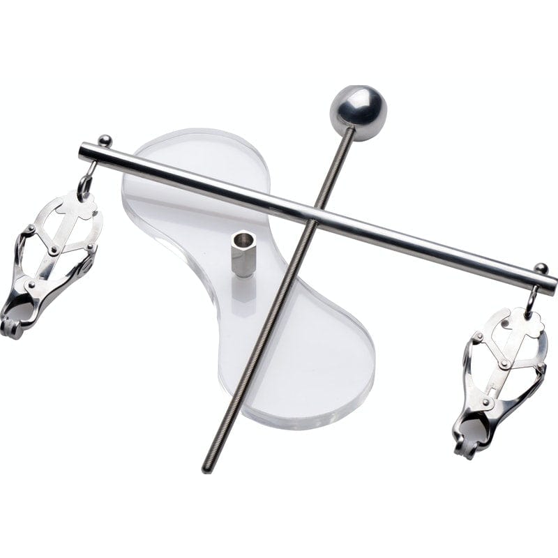 The Tower of Pain Nipple Squeeze and Pull Device