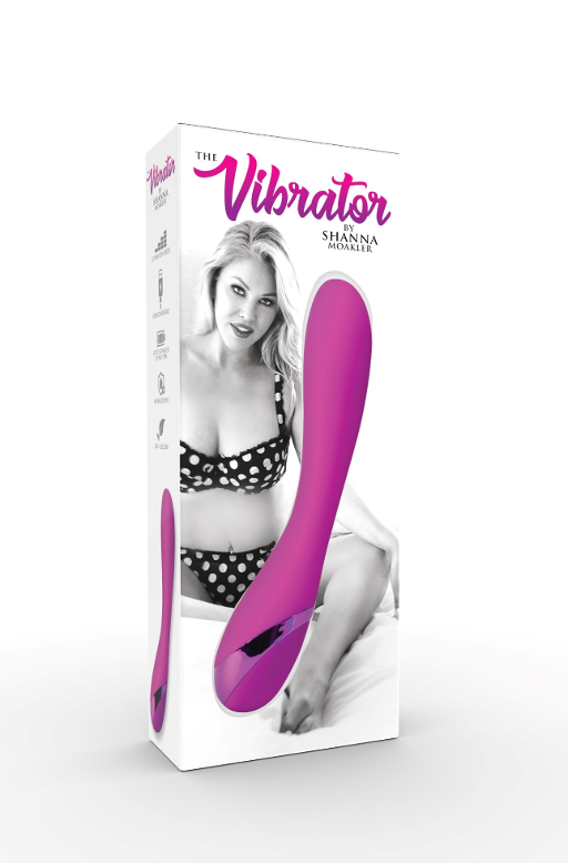 The Vibrator By Shanna Moakler Pink Silicone G-Spot Vibrator with 10 Vibration Modes Rechargeable