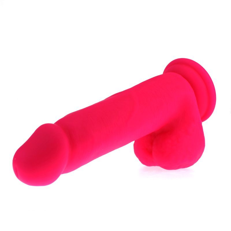 Thick Realistic 16cm Cock with Balls - Pink