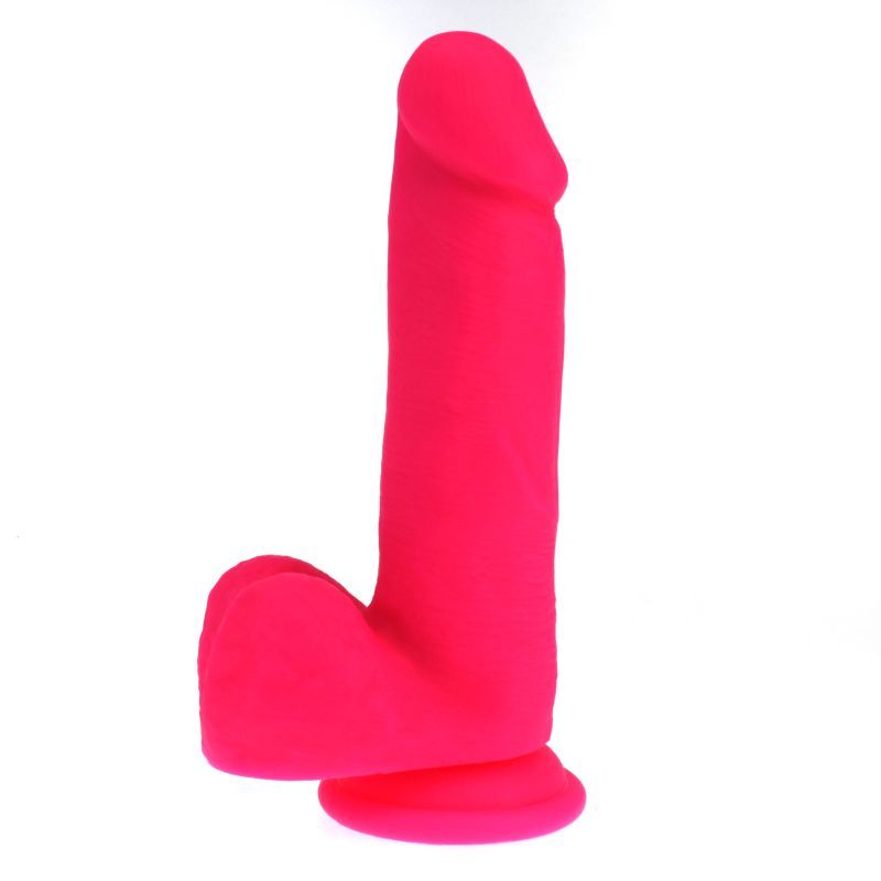 Thick Realistic 16cm Cock with Balls - Pink