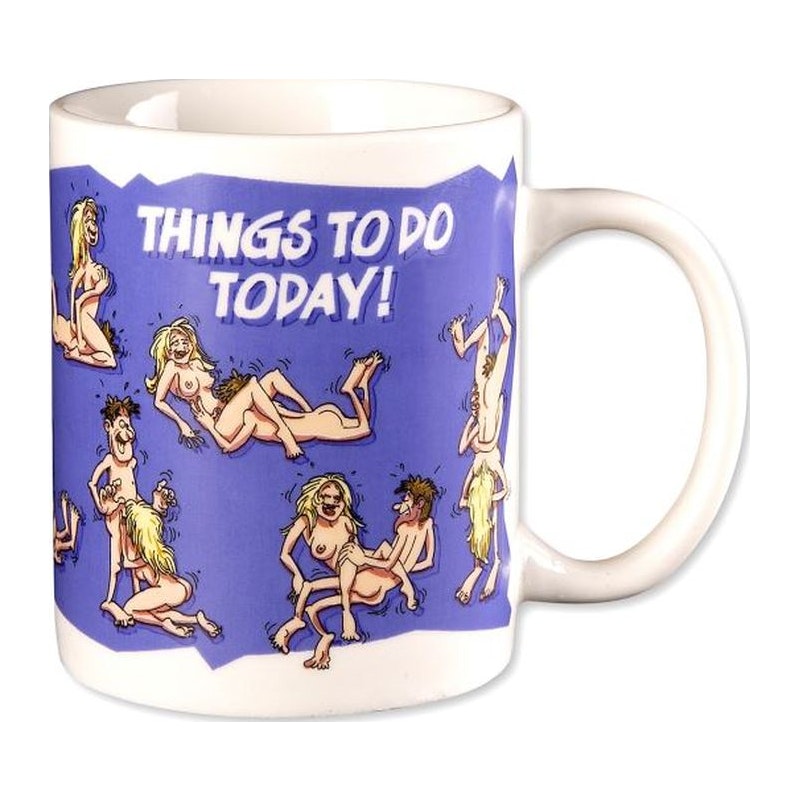 Things To Do Today - Novelty Coffee Mug 11 Oz Funny Gift