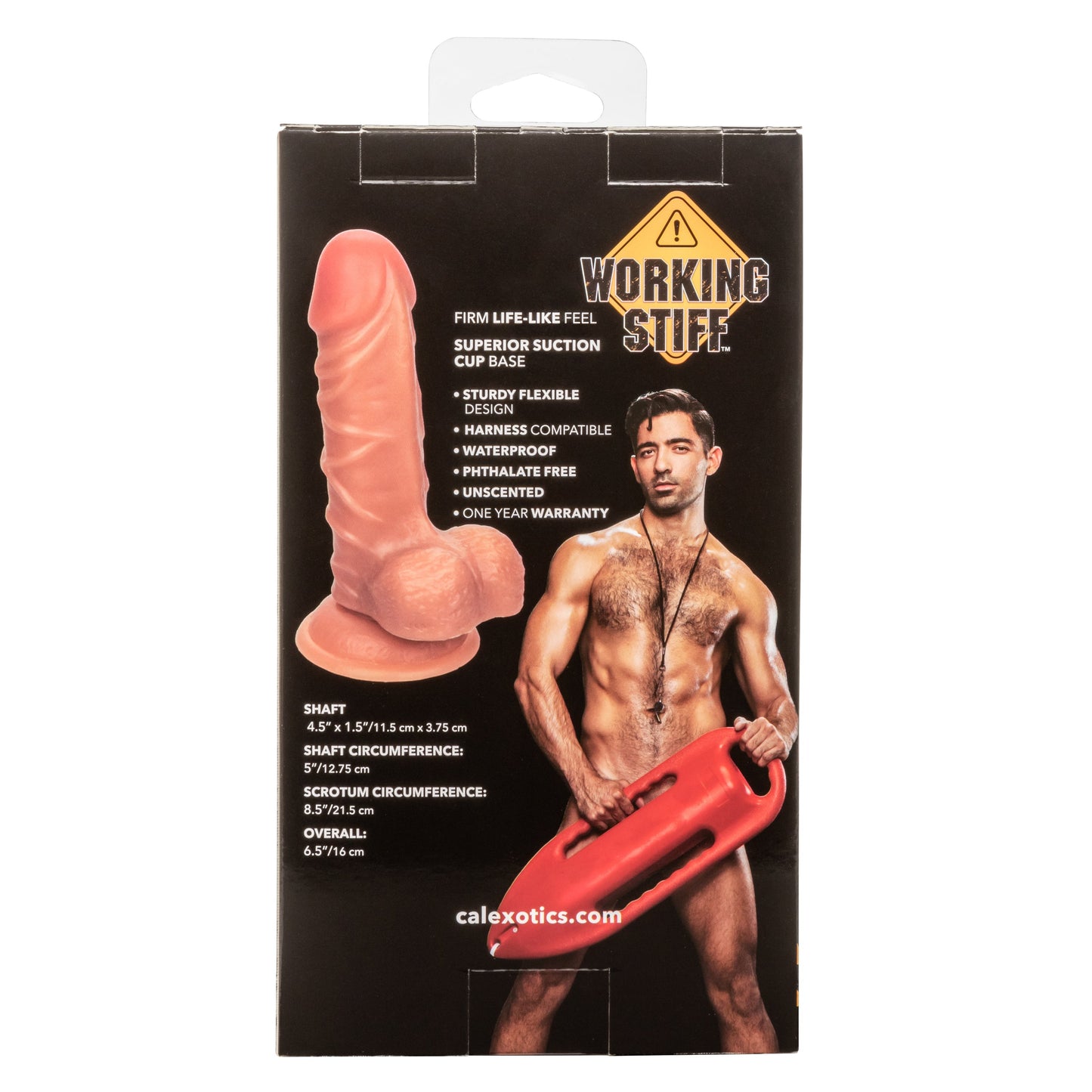 Working Stiff The Lifeguard 4.5" Tan Dildo - Flexible
