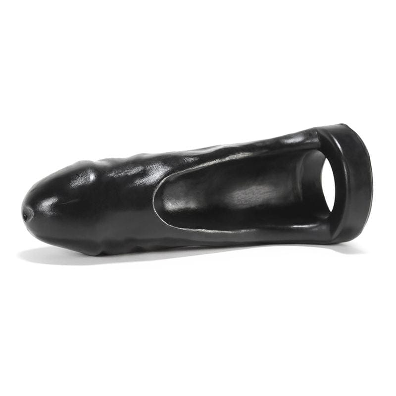 Thug Double Fucker Black - Thick Girth Silicone Penetrator - 8 Inch