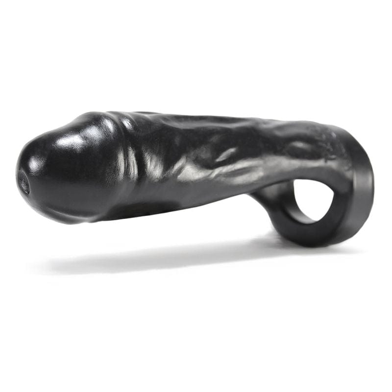 Thug Double Fucker Black - Thick Girth Silicone Penetrator - 8 Inch
