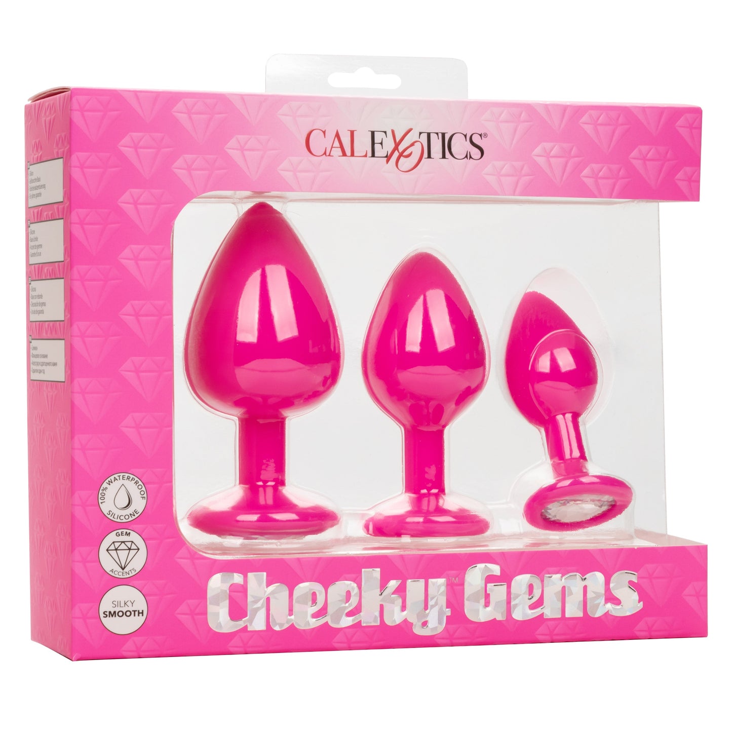 Cheeky Gems – Anal Training Kit with Three Graduated Anal Plugs