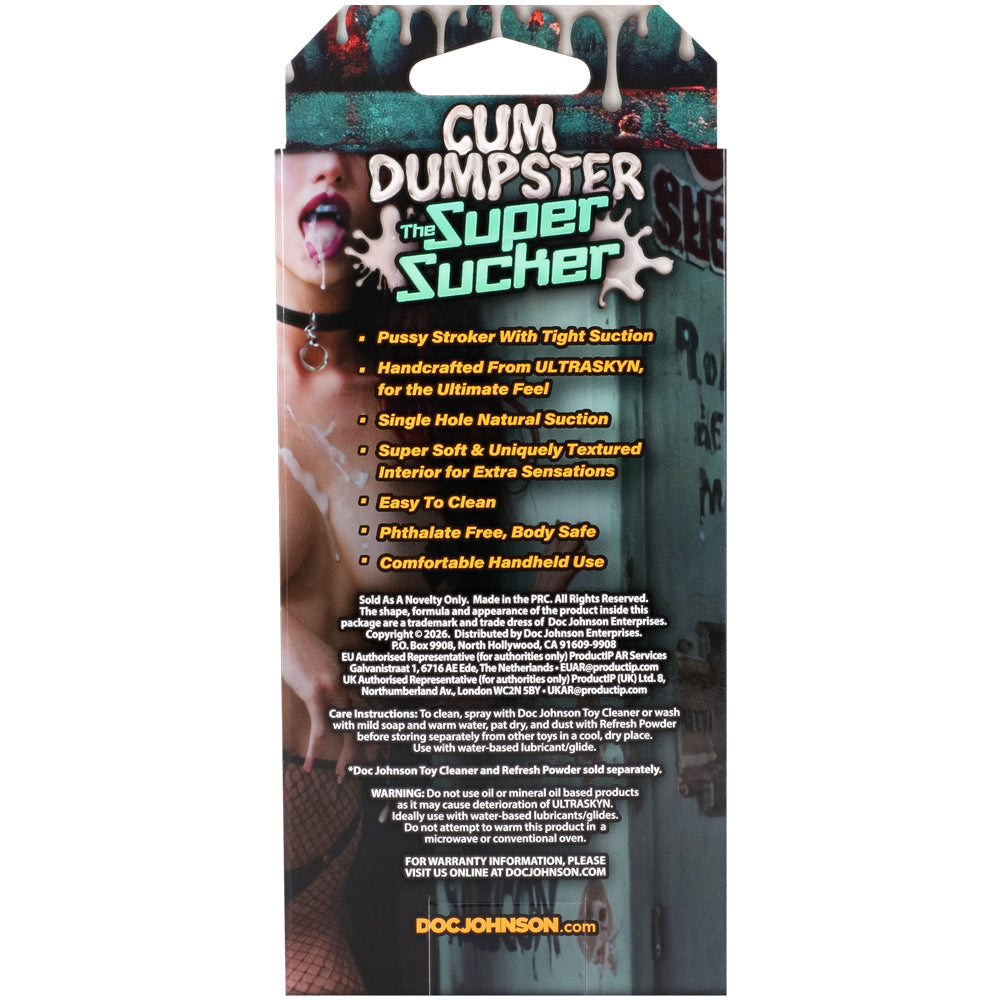 Doc Johnson Cum Dumpster Ultraskyn – Pussy Stroker Masturbator