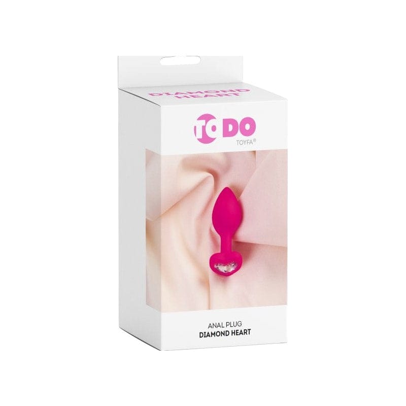 ToDo Diamond Heart (Clear) – Anal Plug