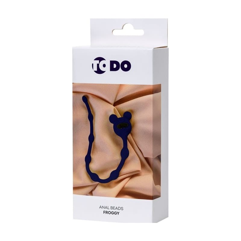 Todo Froggy Anal Chain Navy Blue 27cm