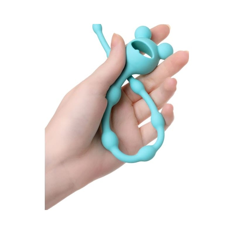 Todo Froggy Anal Chain in Teal for Beginners 27cm