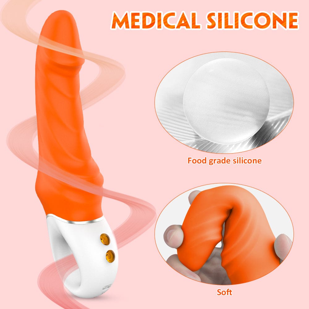 Tornado G-Spot Orange 231mm Long G-Spot Stimulator