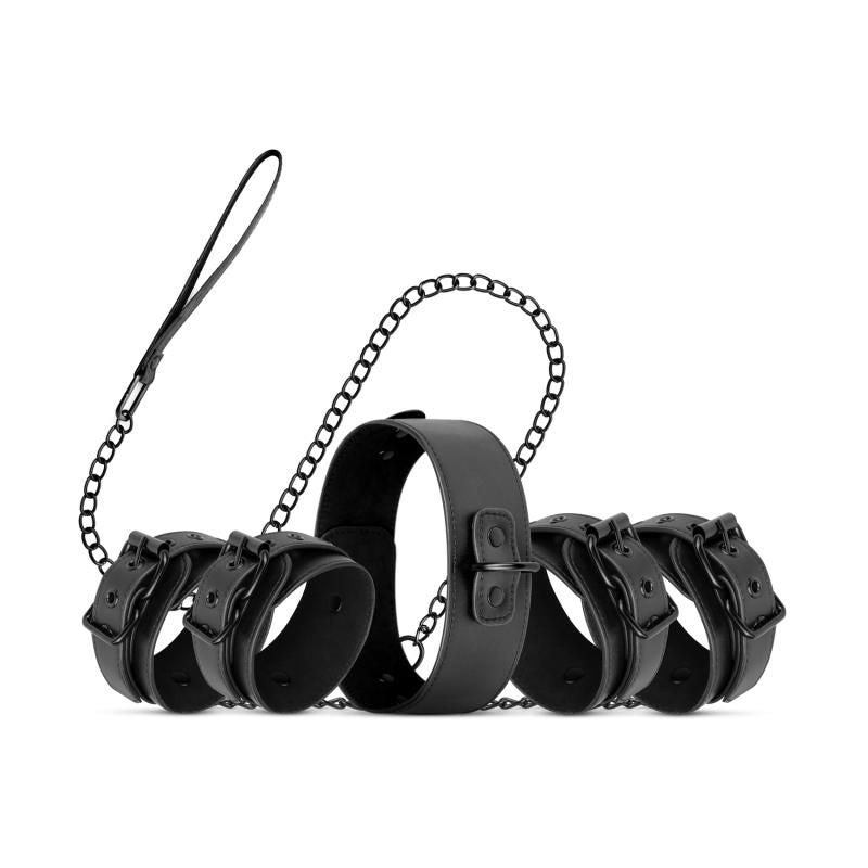 Total Restraint Complete Set in Black for BDSM Play