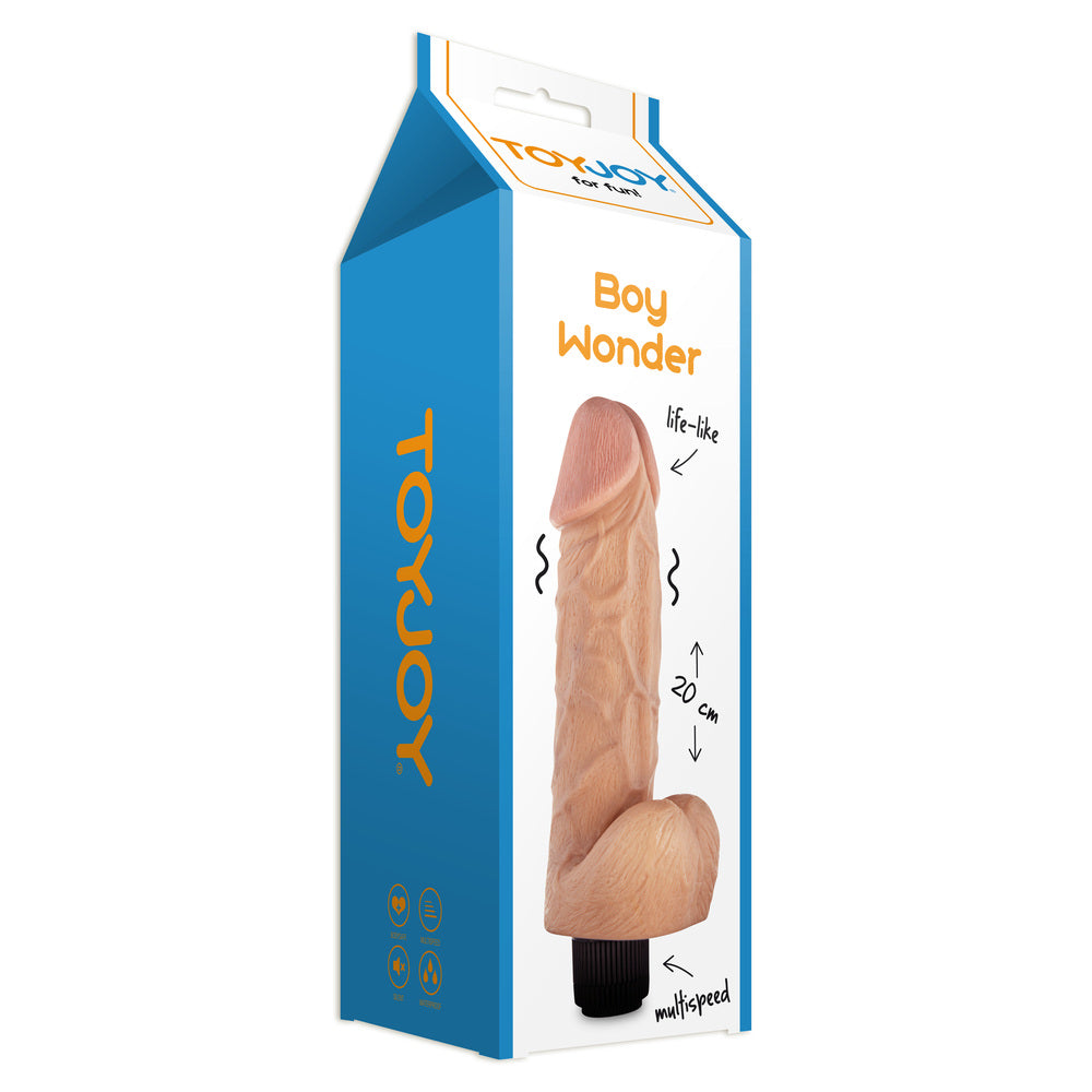 ToyJoy Boy Wonder Large 9 Inch Firm Penis Vibrator