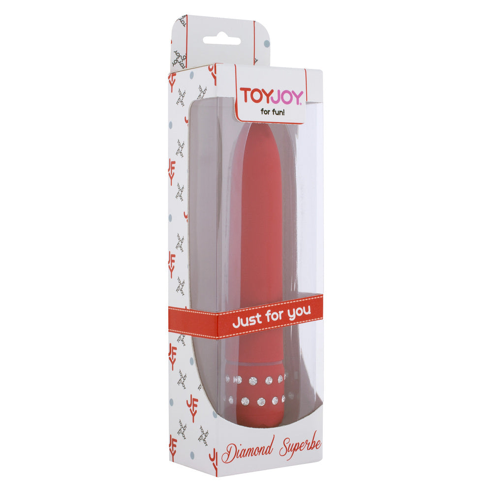 ToyJoy Diamond Red Superbe (Red) – Luxury Mini Vibrator