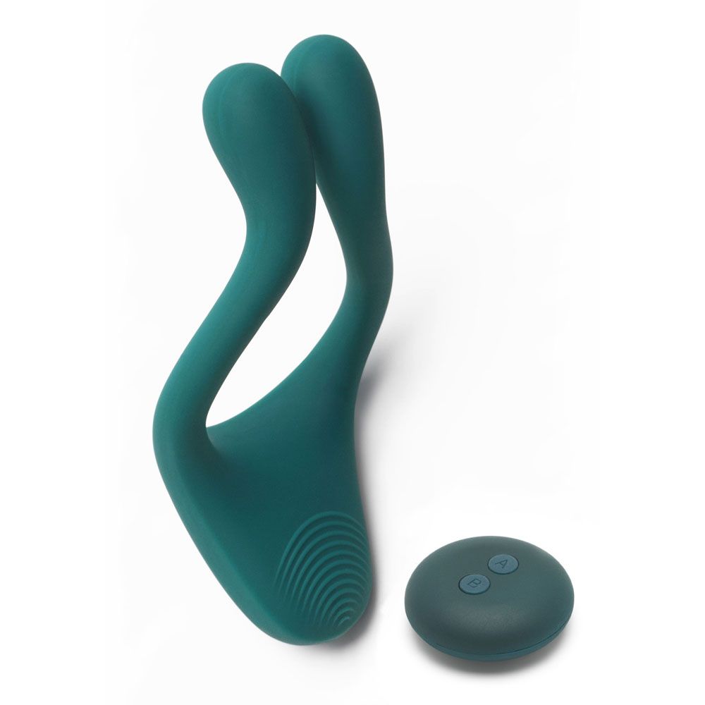 ToyJoy Icon Superbe (Black) – Remote-Controlled Couples Massager