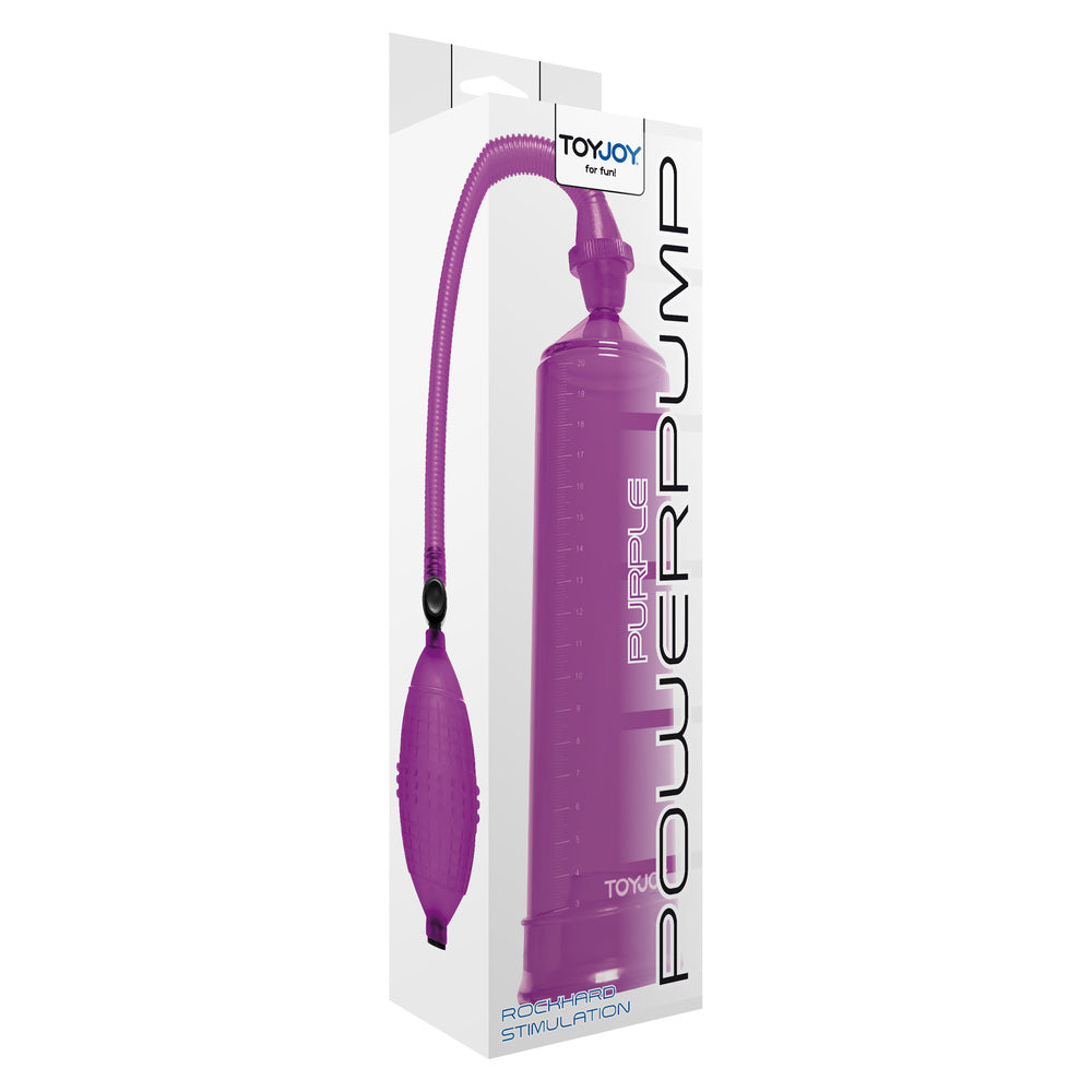 ToyJoy Pressure Pleasure (Purple) – Silicone Sleeve Penis Pump 8 Inch x 2 Inch