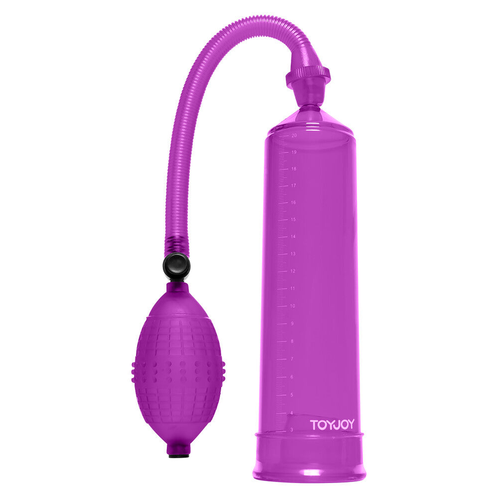 ToyJoy Pressure Pleasure (Purple) – Silicone Sleeve Penis Pump 8 Inch x 2 Inch