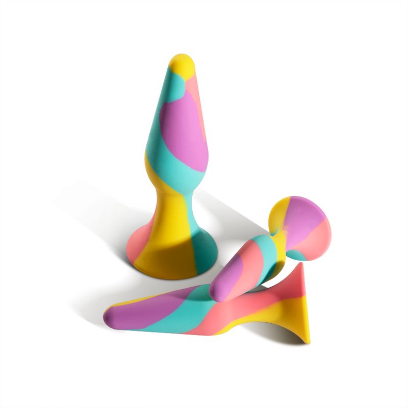 TriPlugs 3 Piece Silicone Anal Training Kit