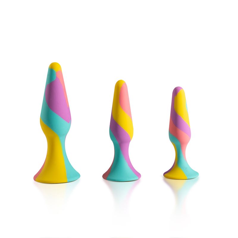 TriPlugs 3 Piece Silicone Anal Training Kit