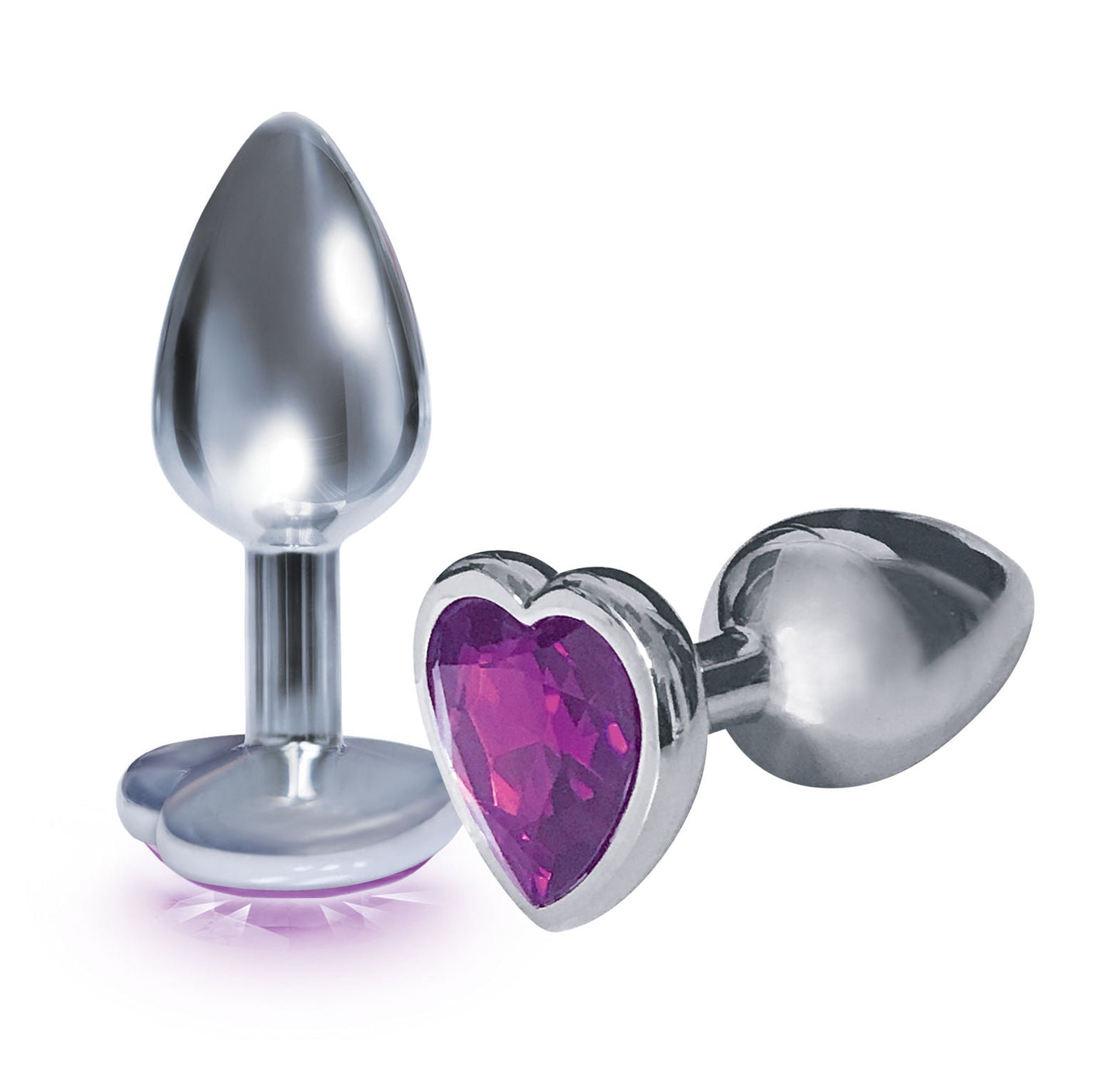The 9's Silver Starter (Violet) – Stainless Steel Butt Plug