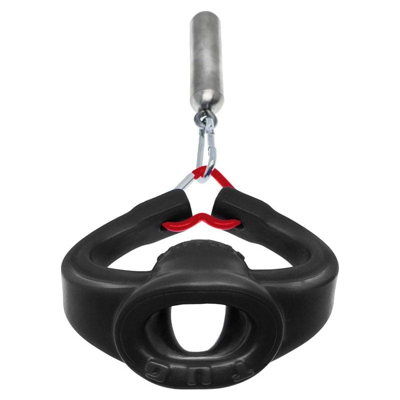 Tug Pull Down Ballstretcher Black Silicone