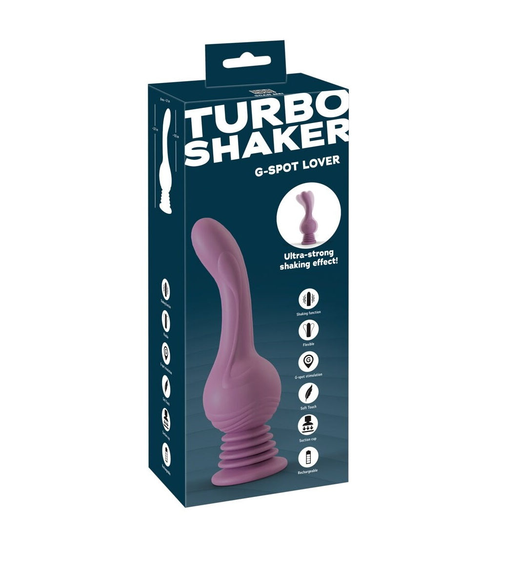 Turbo Shaker G-Spot Lover Vibrator with Multi-Color Options