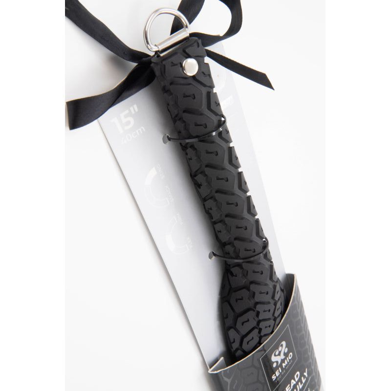 Tyre Paddle Large Black - Double-Sided Vegan Spanking Tool
