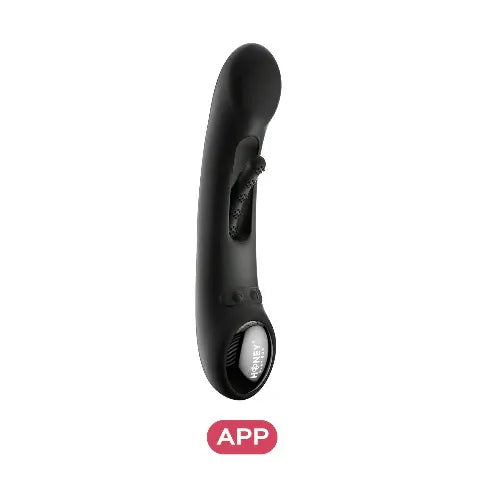 Tempo (Black) – App-Controlled G-Spot Vibrator with Tapping and Vibrating Modes