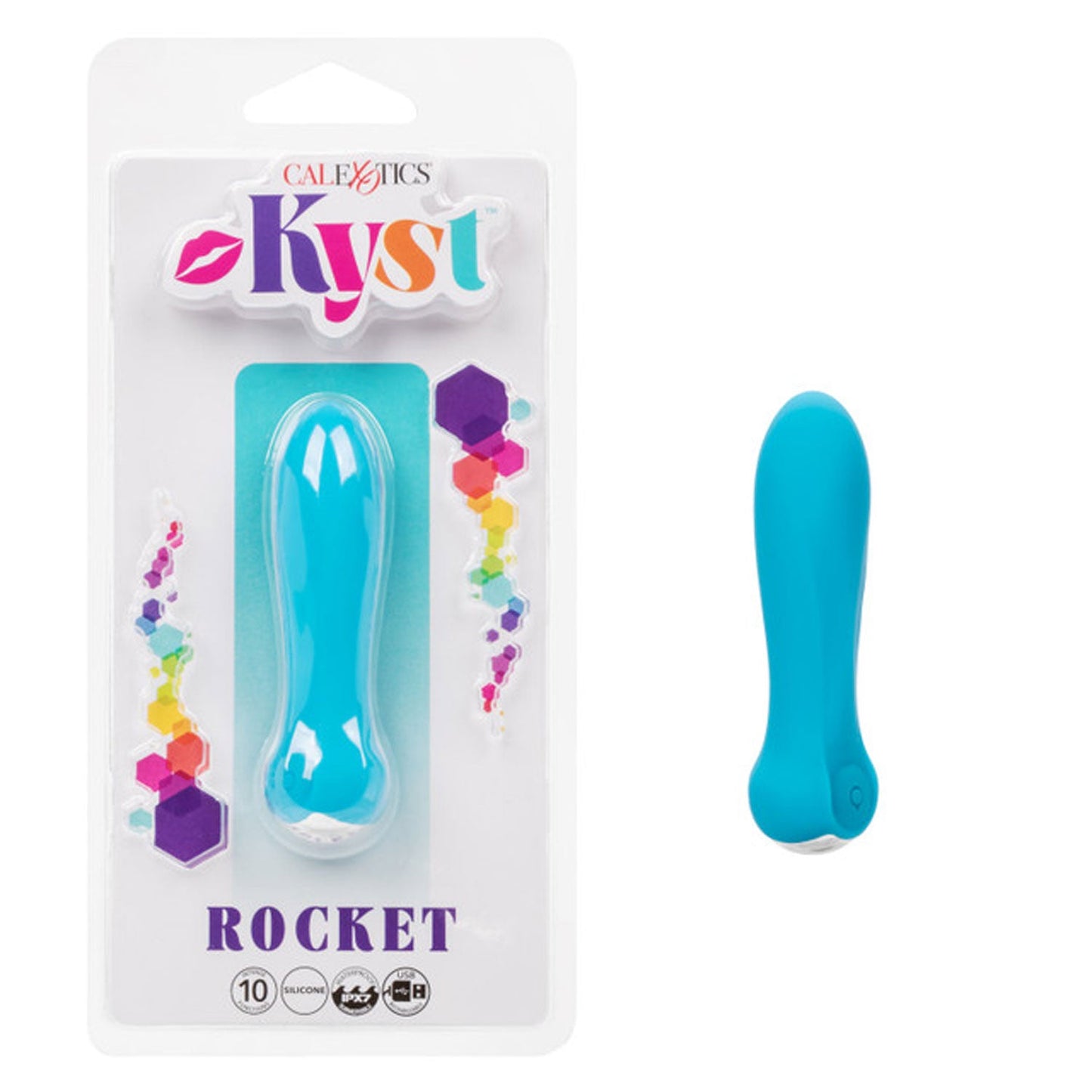 Kyst™ Rocket Compact Blue Personal Silicone Stimulator