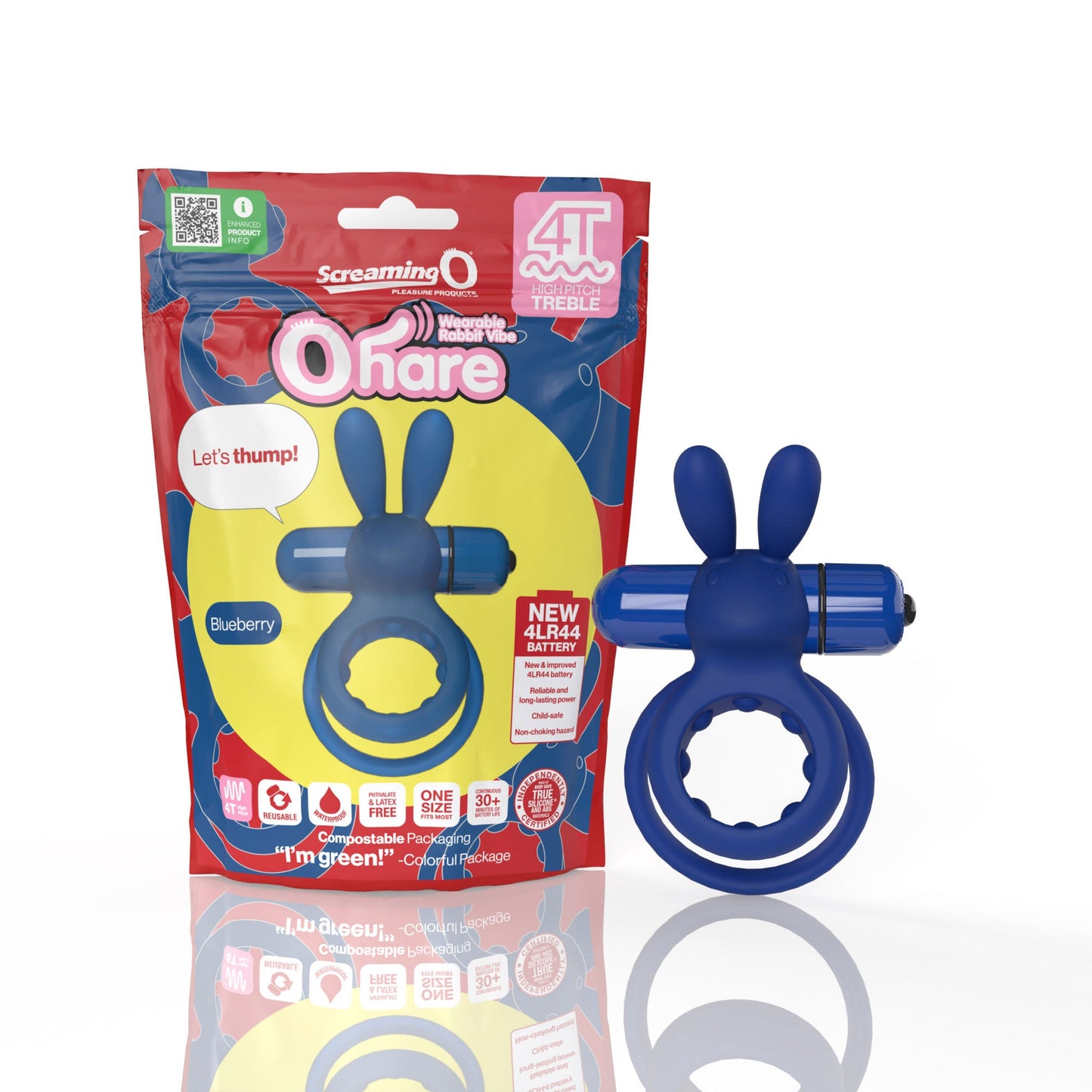 Screaming O 4T Ohare Blueberry – Targeted Treble Vibration Stimulation