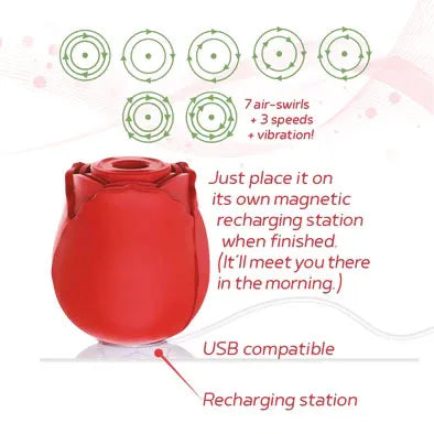 Wild Rose Suction Vibrator – Powerful Air-Suction Vibrator