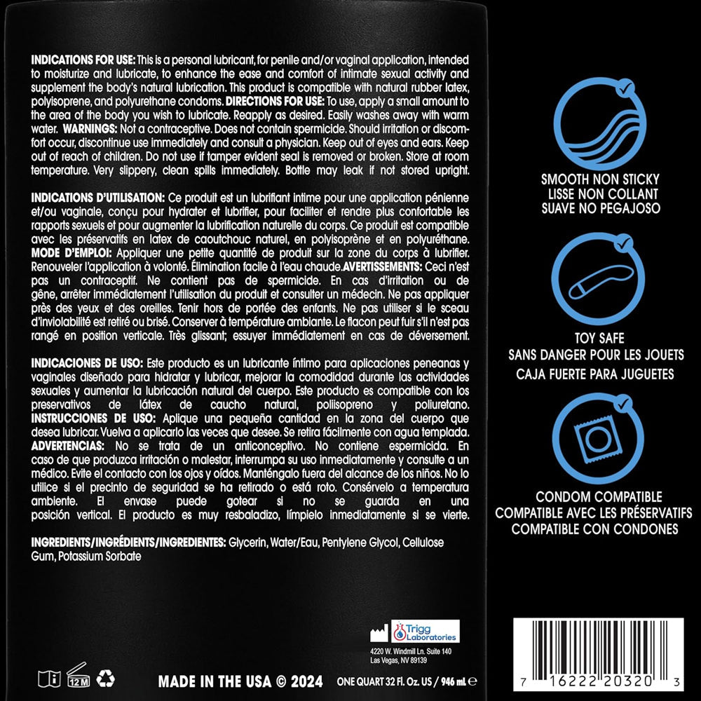 Wet Water Based Hypoallergenic Lubricant – Premium Formula