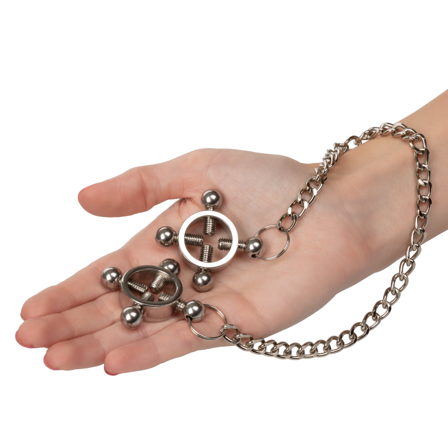 Nipple Grips 4 Point Nipple Press With Chain – Adjustable Nipple Clamp