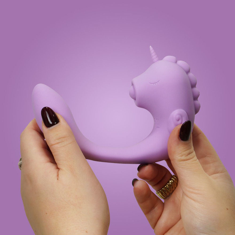 Ocean Peak Unihorn C-Horse Marina – Silicone Oscillating Tongue Vibrator