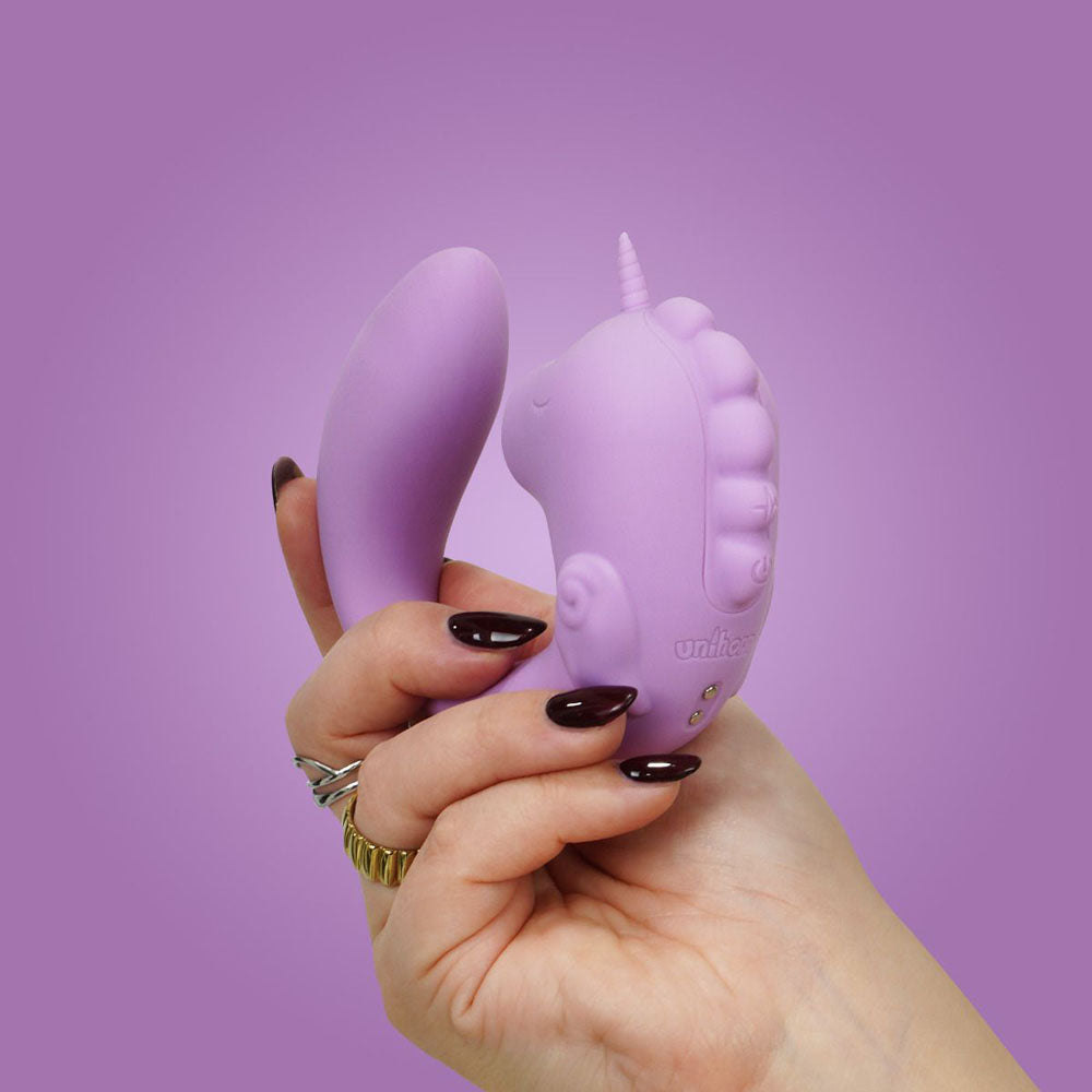 Ocean Peak Unihorn C-Horse Marina – Silicone Oscillating Tongue Vibrator