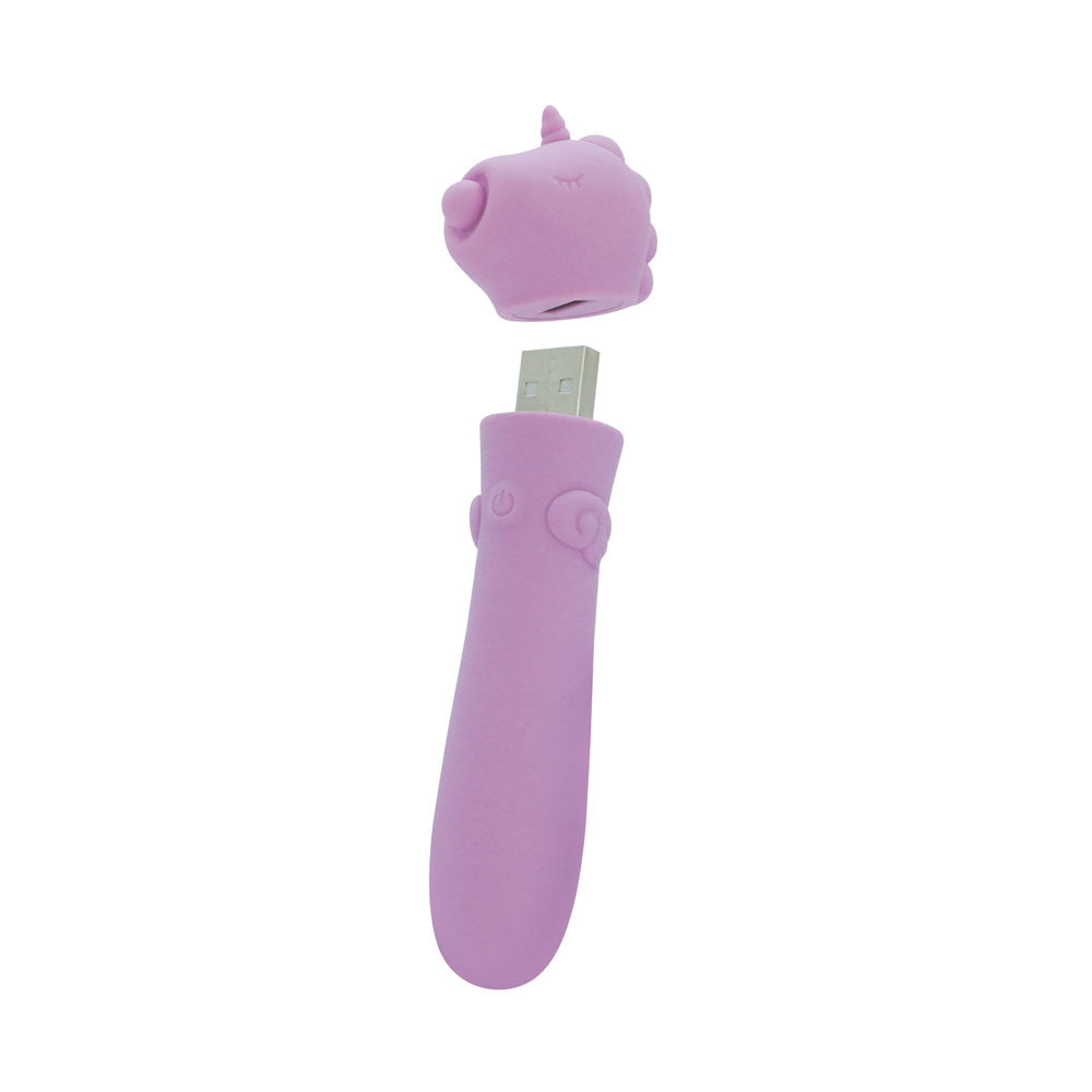 Unihorn Karma Lilac – USB Rechargeable Silicone Bullet Vibrator with 10 Speeds