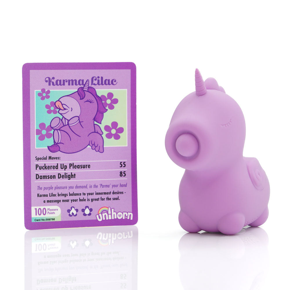 Karma Lilac – Mini Discreet Vibrator with 10 Vibration Speeds and Tongue Motion Patterns
